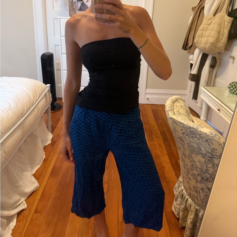 Stylish Blue Women's Capri Pants H&M size 6